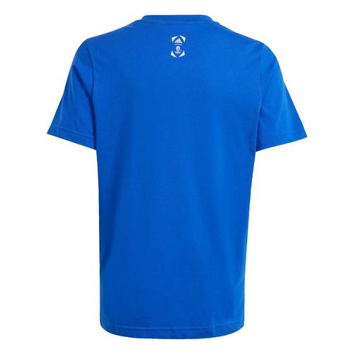 Rückansicht von adidas Official Emblem Trophy Kids T-Shirt T-Shirt Kinder Royal Blue