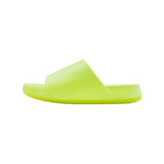 Rückansicht von Nike Calm Slide Badelatsche Badelatschen Herren gelb