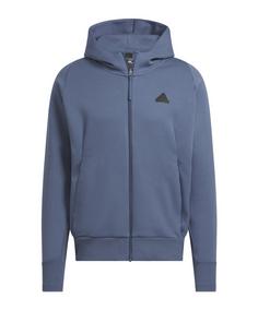 adidas Z.N.E. Premium Kapuzenjacke Trainingsjacke Herren blau