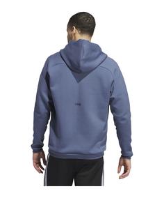 Rückansicht von adidas Z.N.E. Premium Kapuzenjacke Sweatjacke Herren blau