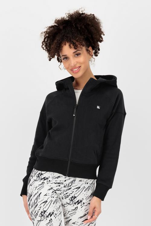 Rückansicht von ALIFE AND KICKIN CorinaAK A Sweatjacke Damen black