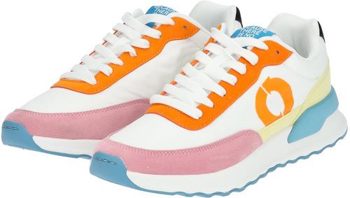 Rückansicht von Ecoalf Sneaker Sneaker Damen Weiß/Pink