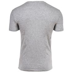 Rückansicht von GANT T-Shirt T-Shirt Herren Hellgrau/Marineblau
