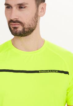 Rückansicht von Endurance Serzo Laufshirt Herren 5001 Safety Yellow
