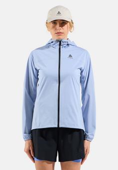 Rückansicht von Odlo X-ALP PK WATERPROOF Laufjacke Damen Blue heron(21073)