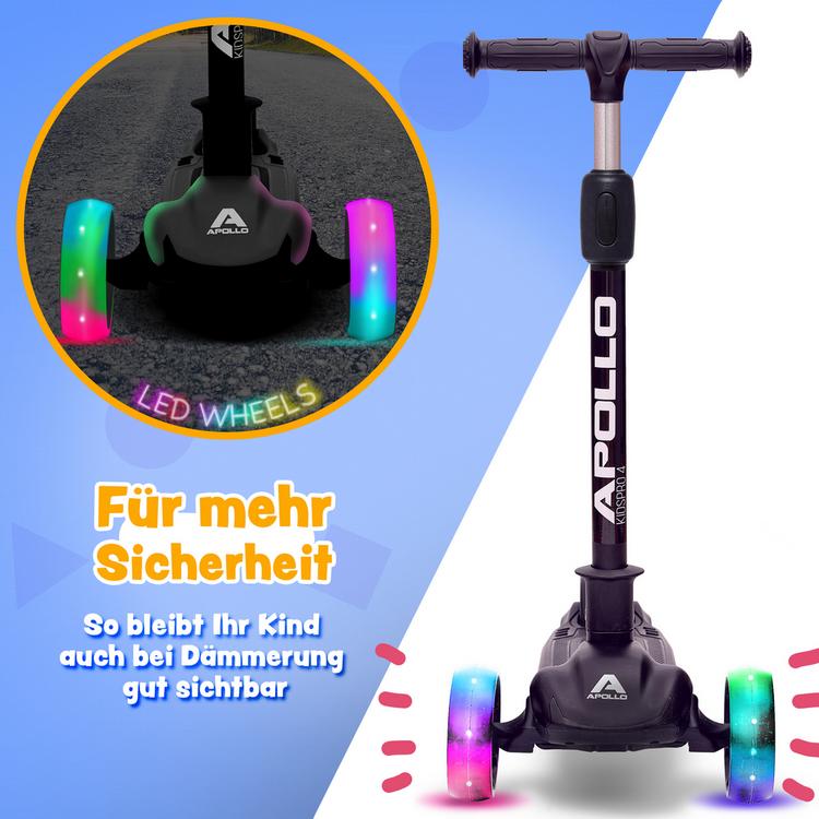 Apollo Apollo Kids pro 4 Scooter - schwarz - 7 | SportScheck