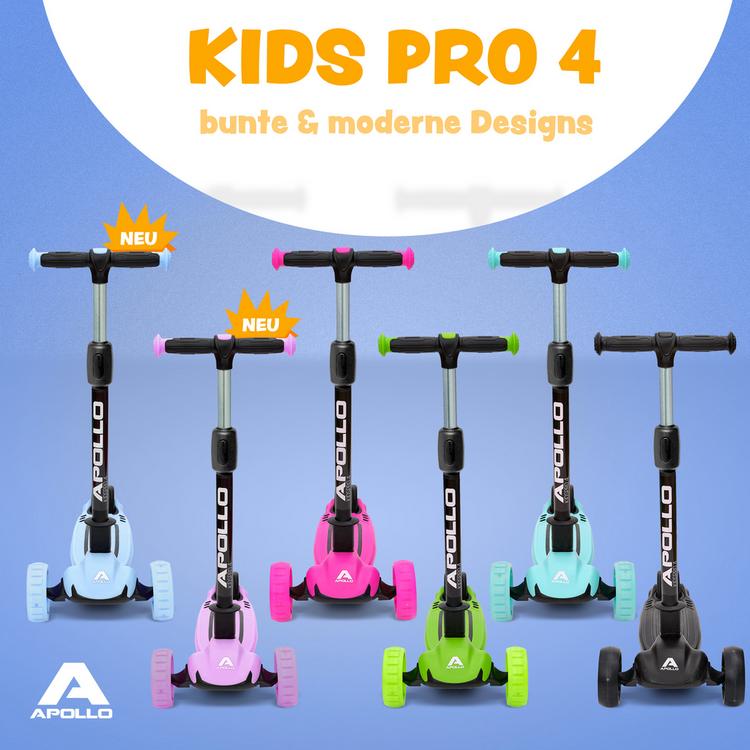 Apollo Apollo Kids pro 4 Scooter - schwarz - 15 | SportScheck