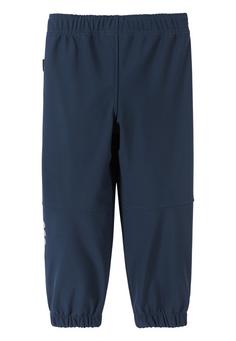 Rückansicht von reima Oikotie Softshellhose Kinder Navy