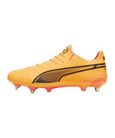 PUMA KING Ultimate MxSG Eclipse Fußballschuhe orangeschwarz