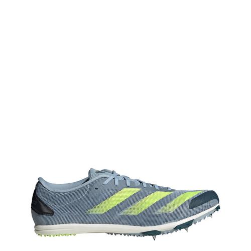 Rückansicht von adidas Adizero XCS Spike-Schuh Multifunktionsschuhe Wonder Blue / Lucid Lemon / Arctic Night