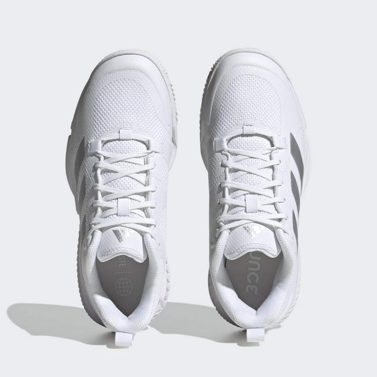 adidas adidas Court Team 2.0 W Hallenschuhe Damen - ftwwht-silvmt-greone - 0 | SportScheck