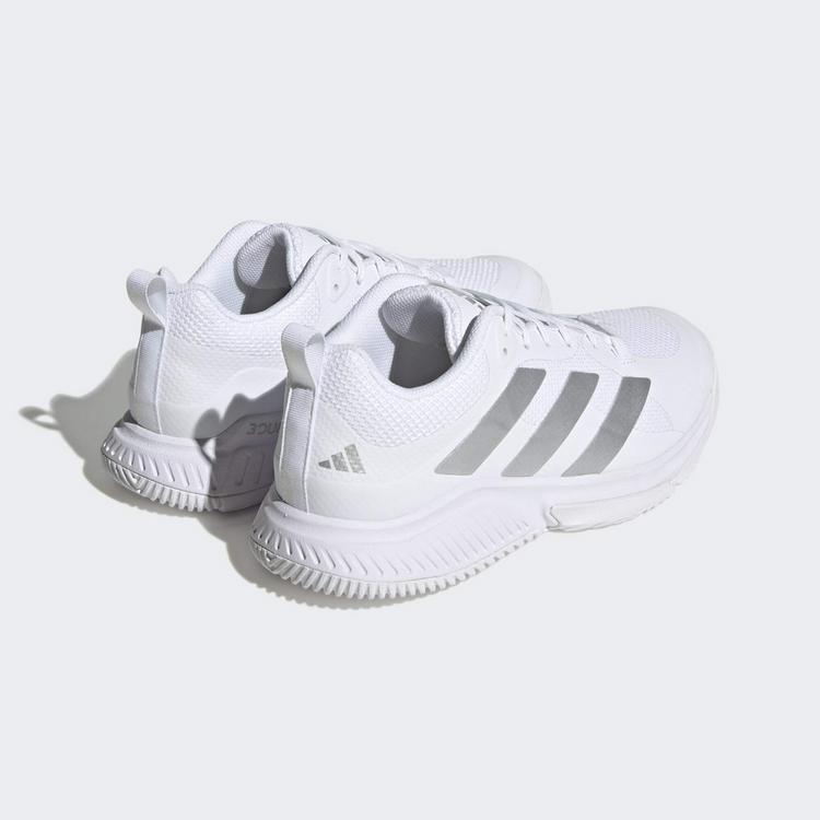 adidas adidas Court Team 2.0 W Hallenschuhe Damen - ftwwht-silvmt-greone - 3 | SportScheck