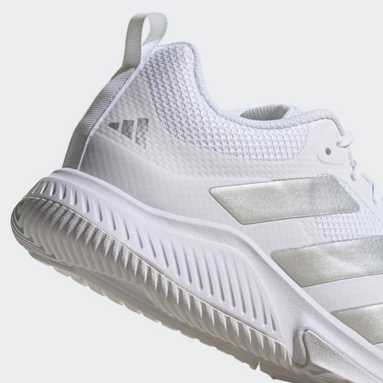 adidas adidas Court Team 2.0 W Hallenschuhe Damen - ftwwht-silvmt-greone - 7 | SportScheck
