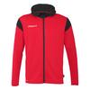 Uhlsport Squad 27 Track Hood Kapuzenjacke - rot/schwarz