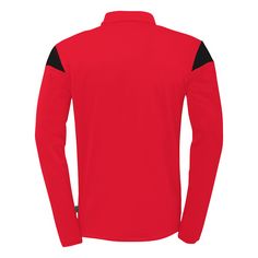 Rückansicht von Uhlsport Squad 27 Funktionssweatshirt Kinder rot/schwarz