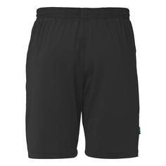 Rückansicht von Uhlsport Essential Tech Fußballshorts Kinder schwarz