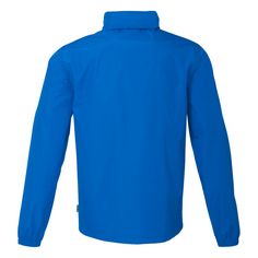 Rückansicht von Uhlsport Essential Allwetterjacke Kapuzenjacke azurblau