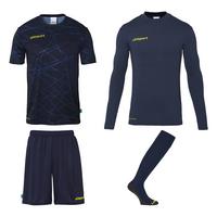 Uhlsport Prediction Torwart Set Kinder - marine