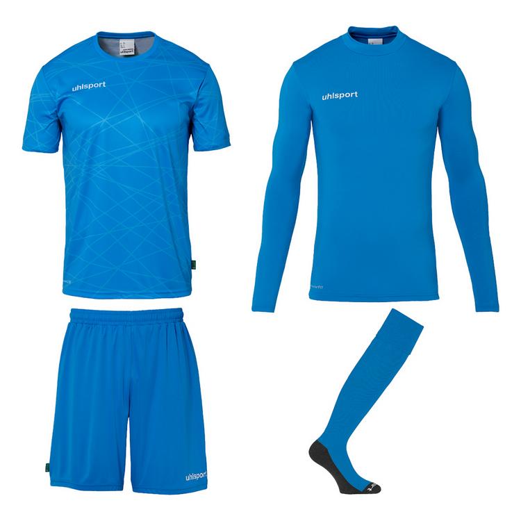 Uhlsport Uhlsport Prediction Torwart Set - fluo blau - 0 | SportScheck