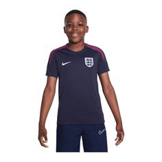 Nike England Trainingsshirt EM 2024 Kids Fanshirt Kinder lila