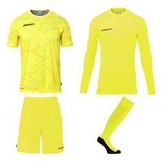 Uhlsport Prediction Torwart Set Kinder fluo gelb