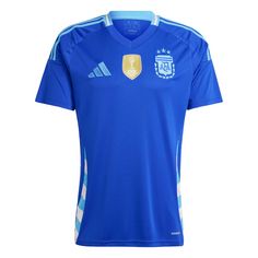 adidas Argentinien 24 Auswärtstrikot Fußballtrikot Herren Lucid Blue / Blue Burst