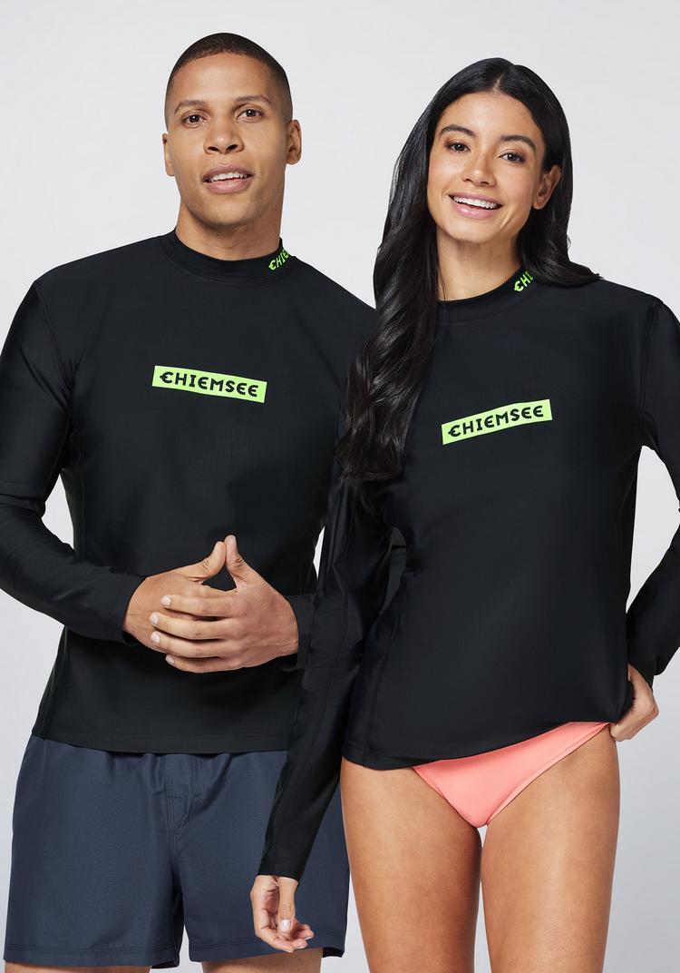Chiemsee Chiemsee Swim-Shirt Surf Shirt - 19-3911 Black Beauty - 0 | SportScheck