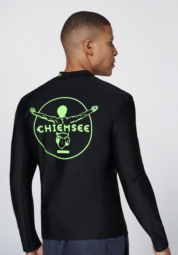 Chiemsee Chiemsee Swim-Shirt Surf Shirt - 19-3911 Black Beauty - 3 | SportScheck
