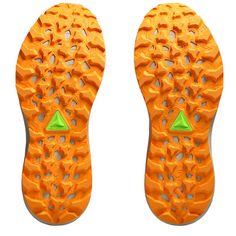 Rückansicht von ASICS Gel-Trabuco 12 Trailrunning Schuhe Herren grau / mint