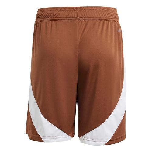 Rückansicht von adidas Belgien 24 Kids Auswärtsshorts Funktionsshorts Kinder Preloved Brown