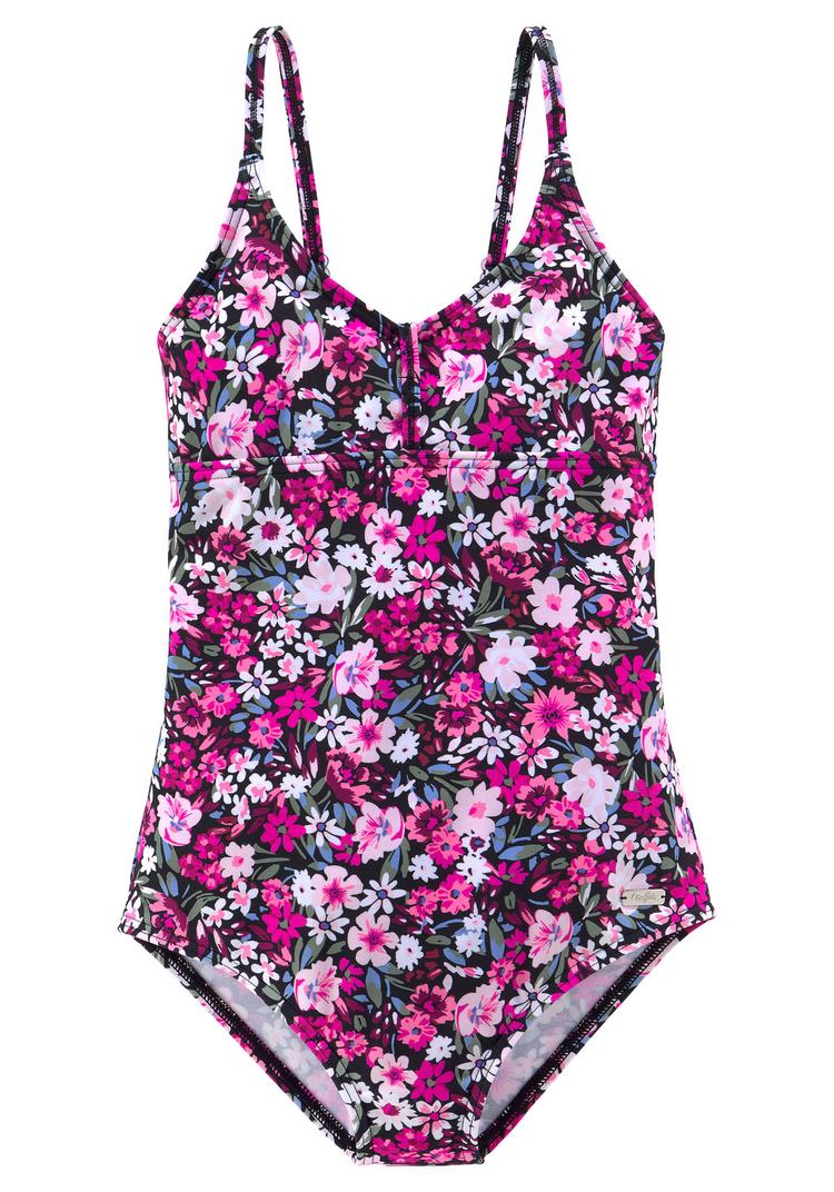 Buffalo Buffalo Badeanzug Badeanzug Damen - schwarz bedruckt - 0 | SportScheck