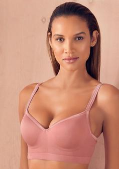 Rückansicht von LASCANA Active Sport-BH Sport-BH Damen vintage-rose