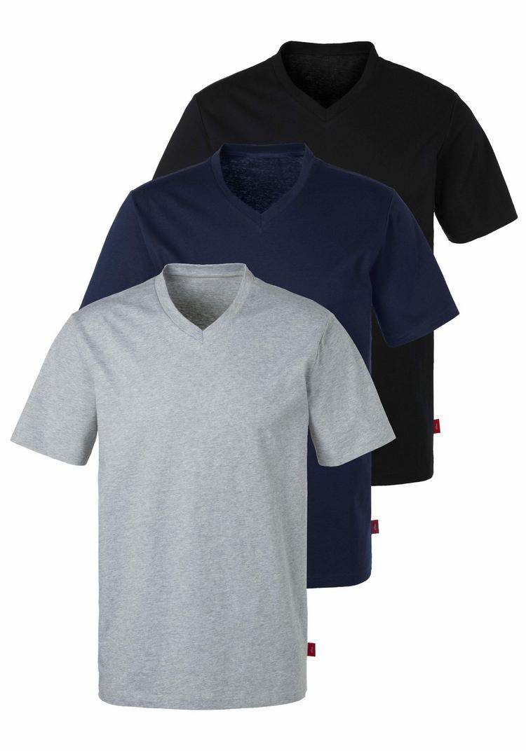 S.OLIVER S.OLIVER T-Shirt T-Shirt Herren - grau - navy -schwarz - 0 | SportScheck