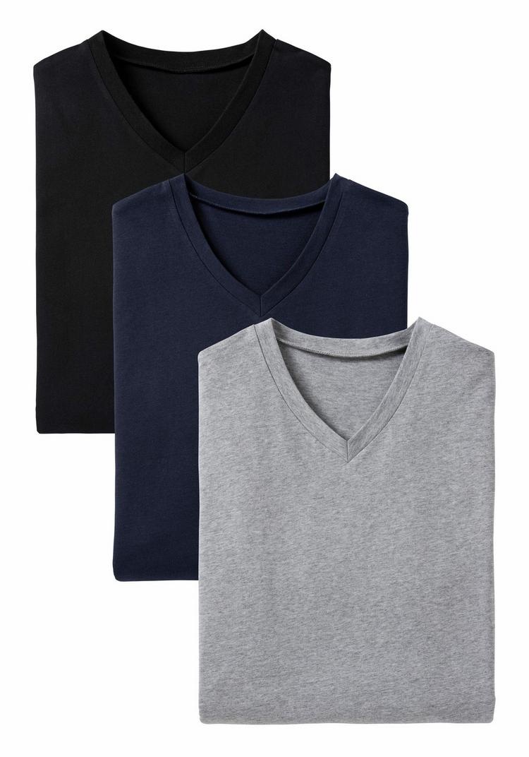 S.OLIVER S.OLIVER T-Shirt T-Shirt Herren - grau - navy -schwarz - 1 | SportScheck