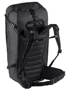 Rückansicht von VAUDE Mundo 65+To Go Wanderrucksack black