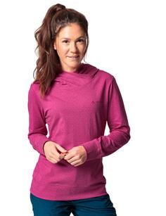Rückansicht von VAUDE Women's Tuenno Pullover Sweatshirt Damen rich pink