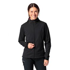 Rückansicht von VAUDE Women's Qimsa Softshell Jacket Outdoorjacke Damen black uni
