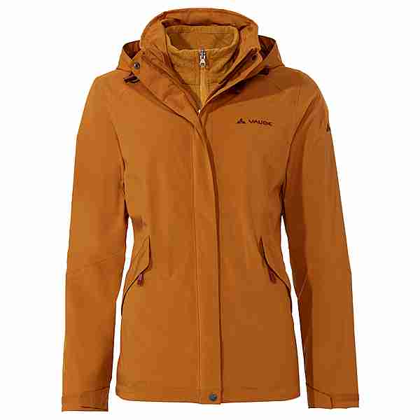 VAUDE Women's Rosemoor 3in1 Jacket Doppeljacke Damen silt brown