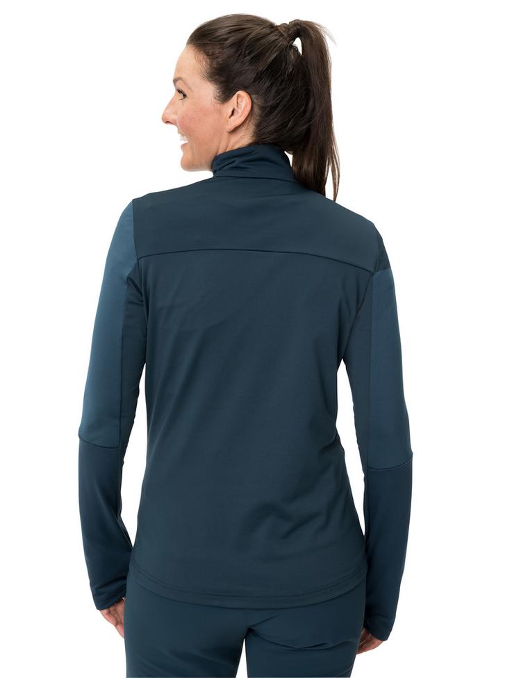 VAUDE VAUDE Women's Livigno Halfzip II Sweatshirt Damen - dark sea uni - 1 | SportScheck