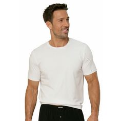 Rückansicht von BRUNO BANANI T-Shirt T-Shirt Herren navy, grau-meliert, petrol