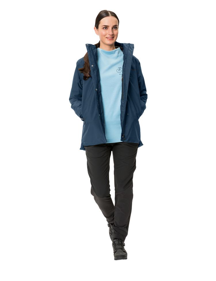 VAUDE VAUDE Women's Cyclist Warm Rain Jacket Outdoorjacke Damen - dark sea - 2 | SportScheck