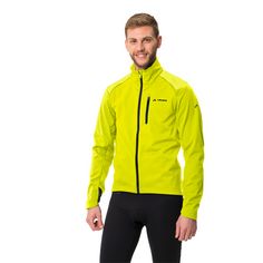 Rückansicht von VAUDE Men's Posta Softshell Jacket VI Outdoorjacke Herren neon yellow/neon yellow