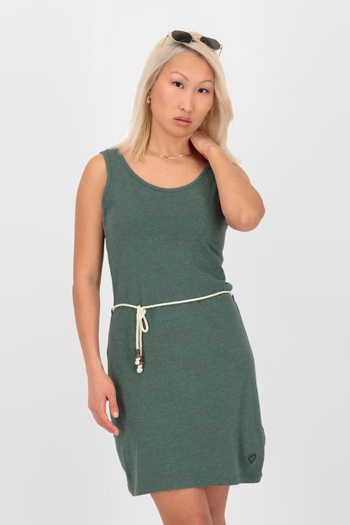 Rückansicht von ALIFE AND KICKIN JenniferAK A Trägerkleid Damen sage leaf melange