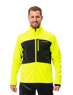 Rückansicht von VAUDE Men's Virt Softshell Jacket II Outdoorjacke Herren neon yellow