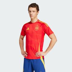 Rückansicht von adidas Spanien 2024 Heimtrikot Authentic Fußballtrikot Herren Better Scarlet
