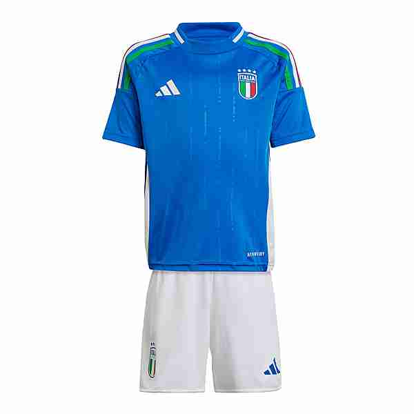 adidas Italien 24 Mini-Heimausrüstung Fußballtrikot Kinder Blue