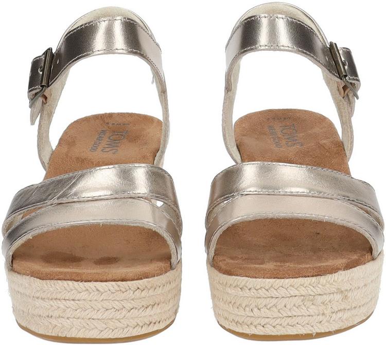 Toms Toms Sandalen Sandalen Damen - Gold - 1 | SportScheck