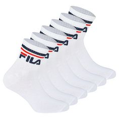FILA Socken Crew Socken Weiß