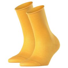 Falke Socken Crew Socken Damen Gelb
