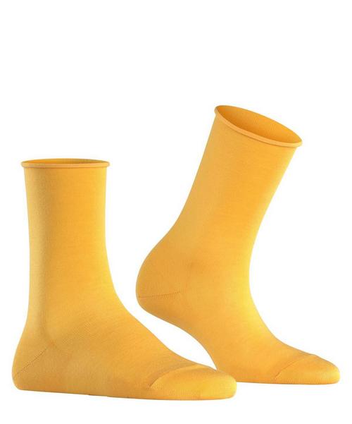 Rückansicht von Falke Socken Crew Socken Damen Gelb